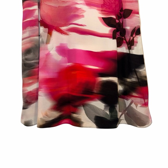 ALEXANDER MCQUEEN Torn Rose Silk Camisole Lace Floral Tank Top IT40 US4 NWT - Picture 4 of 8